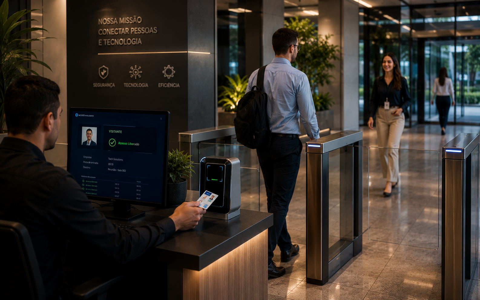 Controle de acesso para empresas